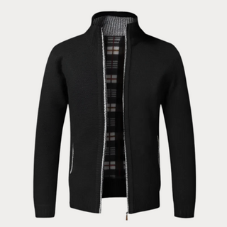 Warme Winter-Strickjacke für Herren | Langarm