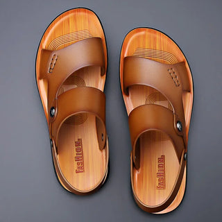 Herren Bequeme Sommersandalen | Braun und Schwarz