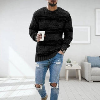 Herren Gestreifter Pullover | Lässig
