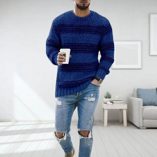 Herren Gestreifter Pullover | Lässig