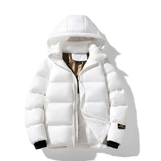 Herren Glänzende Gesteppte Regenjacke | Winter