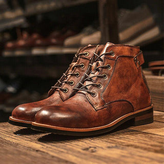 Herren Robuste Schnürstiefel | Bequem