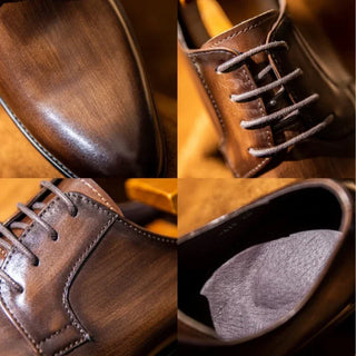 Klassische Oxford-Schuhe für Herren | Braun und Schwarz