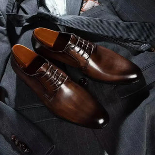 Klassische Oxford-Schuhe für Herren | Braun und Schwarz