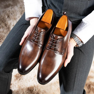 Klassische Oxford-Schuhe für Herren | Braun und Schwarz