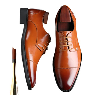 Klassische Kappenzehe Oxfords für Herren | Formell