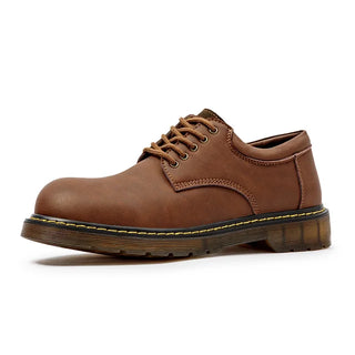 Elegante Herrenschuhe mit runder Zehe | Braun