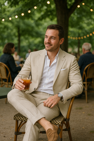 Herren Sommer 2-Teiler Hochzeitsgast Anzug | Leicht