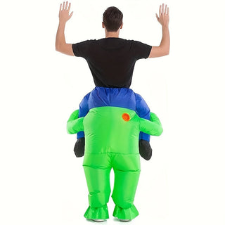 Aufblasbares Alien-Halloween Kostüm