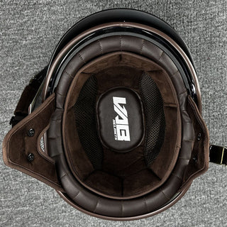 Halber Motorradhelm Im Retro Stil Für Herren