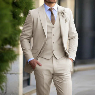 Herren Elegante 3-Teiler Hochzeitsgast Anzug | Moderne