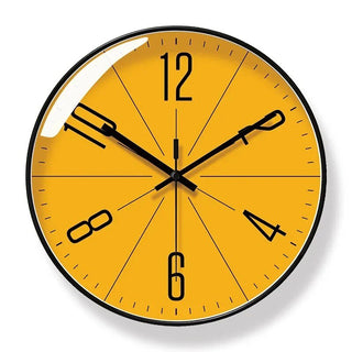 Nordische Runde Wanduhr für Zuhause und Büro