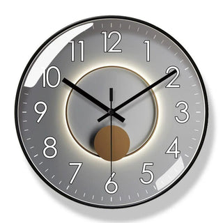 Nordische Runde Wanduhr für Zuhause und Büro