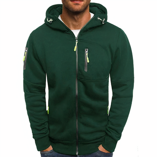 Herren Reißverschluss Jacke | Mit Kapuze