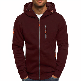 Herren Reißverschluss Jacke | Mit Kapuze