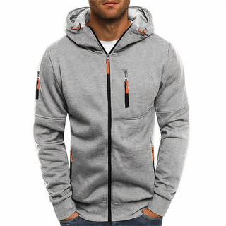 Herren Reißverschluss Jacke | Mit Kapuze
