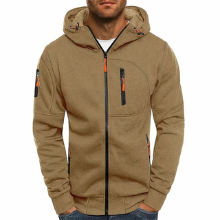 Herren Reißverschluss Jacke | Mit Kapuze