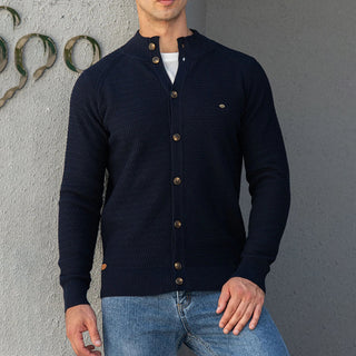 Herren Strickjacke Mit Knopfleiste | Langarm