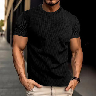 Herren T-Shirt Mit Rundhalsausschnitt | Kurzarm