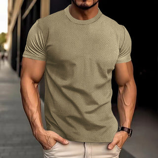 Herren T-Shirt Mit Rundhalsausschnitt | Kurzarm