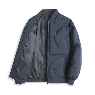 Herren Reguläre Passform Steppjacke | Reißverschluss