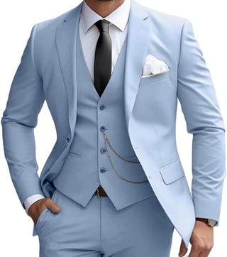 Moderner Slim Fit Hochzeitsgast Anzug für Herren | Dreiteilig