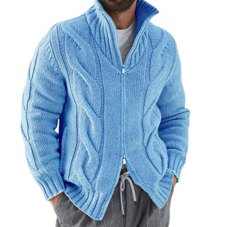 Warme Strickjacke Mit Reißverschluss Für Herren | Stilvoll