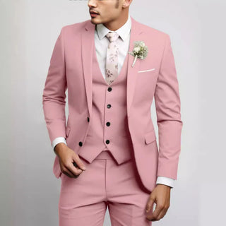 Formell 3-Teiliger Hochzeitsgast Anzug für Herren | Slim Fit