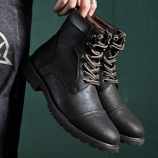 Atmungsaktive Herren-Schnürstiefeletten | Komfortabel