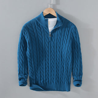 Herren Stilvolle Pullover | Mit Viertelreißverschluss