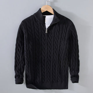 Herren Stilvolle Pullover | Mit Viertelreißverschluss