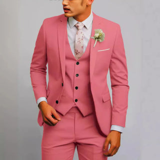Formell 3-Teiliger Hochzeitsgast Anzug für Herren | Slim Fit