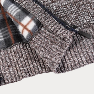 Warme Winter-Strickjacke für Herren | Langarm