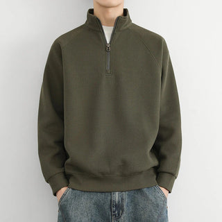 Eleganter Herrenpullover | Stehkragen