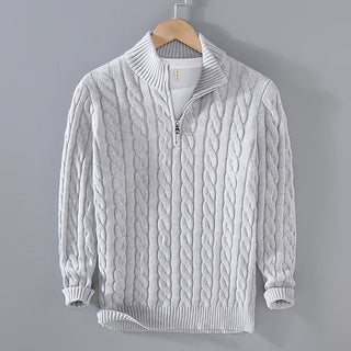 Herren Stilvolle Pullover | Mit Viertelreißverschluss