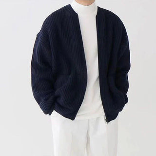 Minimalistische Herren Strickjacke | Langarm