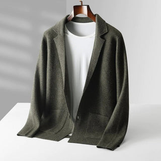 Klassischer Warmer Strickjacke Für Herren | Langarm