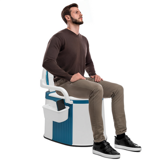 Praktische Tragbare Toilette Für Erwachsene Für Drinnen Und Draußen