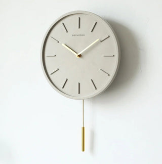Nordische Runde Wanduhr