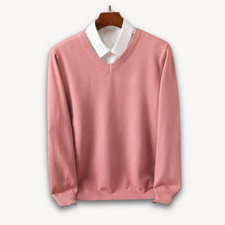 Herren V-Ausschnitt Pullover | Lässig