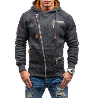 Herren-Kapuzenpulli mit Durchgehendem Reißverschluss | Warme