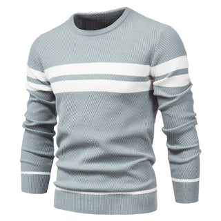 Herren Rundhals Strickpullover | Warm