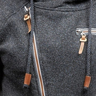 Herren-Kapuzenpulli mit Durchgehendem Reißverschluss | Warme
