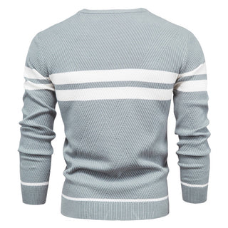 Herren Rundhals Strickpullover | Warm