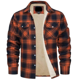 Stylebewusst | Karierte Jacke mit Fleecefutter