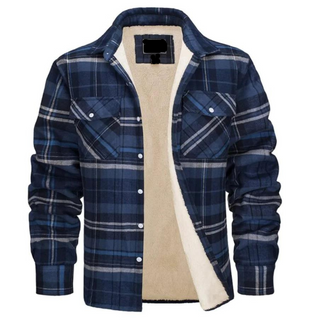 Stylebewusst | Karierte Jacke mit Fleecefutter