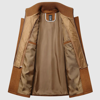 Herren Eleganter Lang Wintermantel | Vielseitig