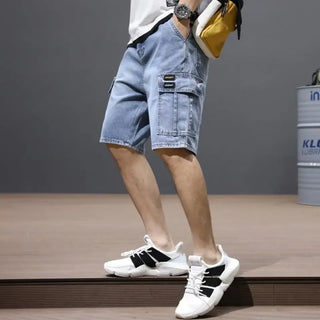 TrendWear Herren Denim Shorts