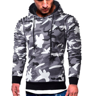 Herrenmode Kapuzenpulli | Tarnmuster