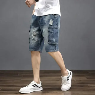 Stylische Herren Cargo Kurze Hosen | mit Taschen